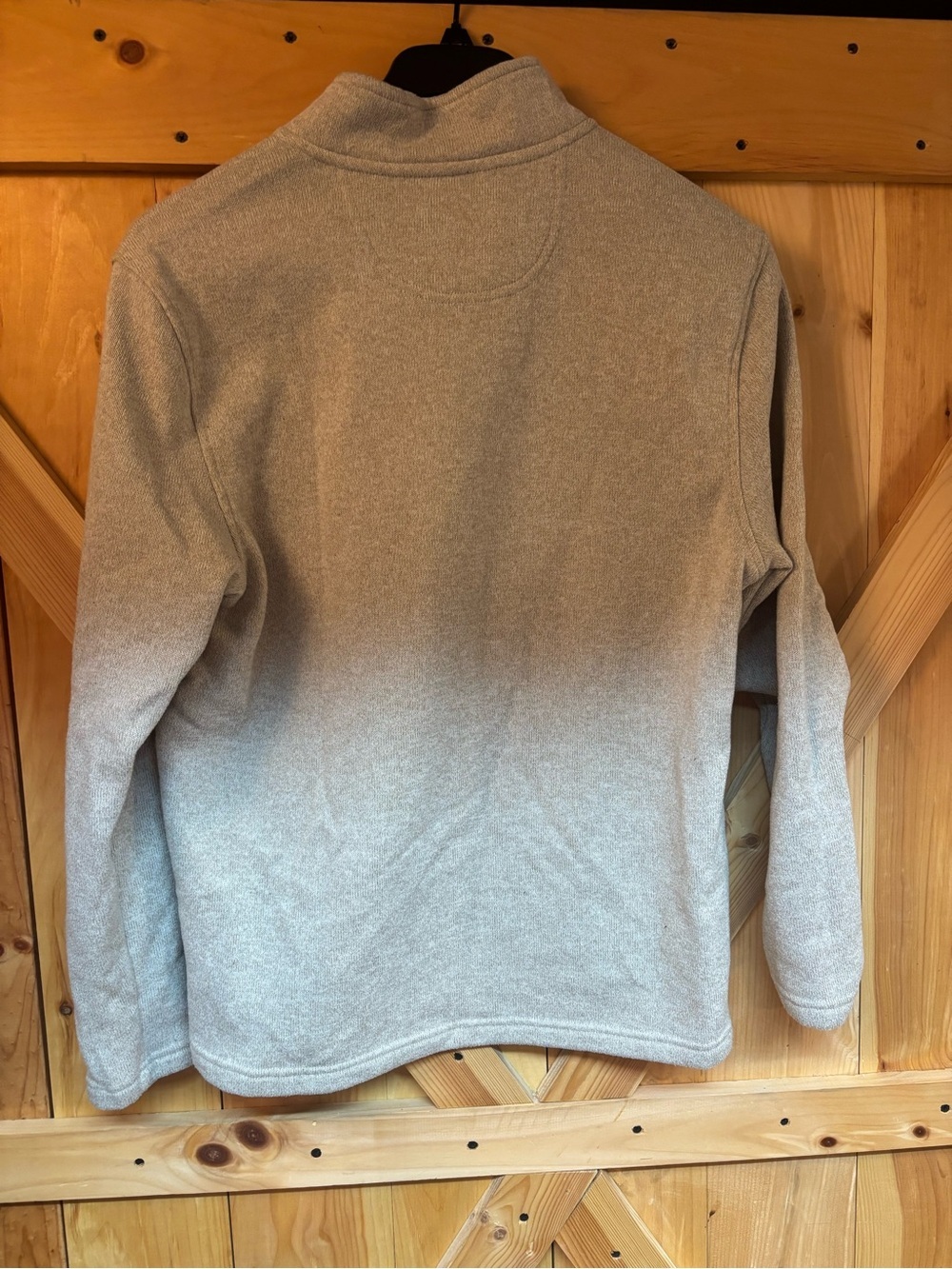 Izod Light Gray Half-Zip Sweater Mens size large - Picture 4 of 6